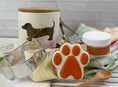 Load image into Gallery viewer, Orange Paw Dog Treat
