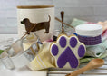 Load image into Gallery viewer, Purple Paw Dog Treat
