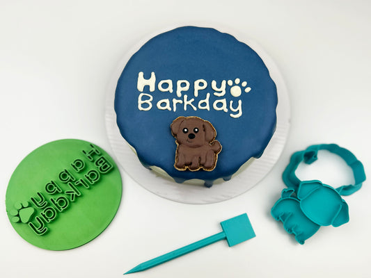 Dog Cake | Dog Shaped Treat (for cake sides and/or on top)