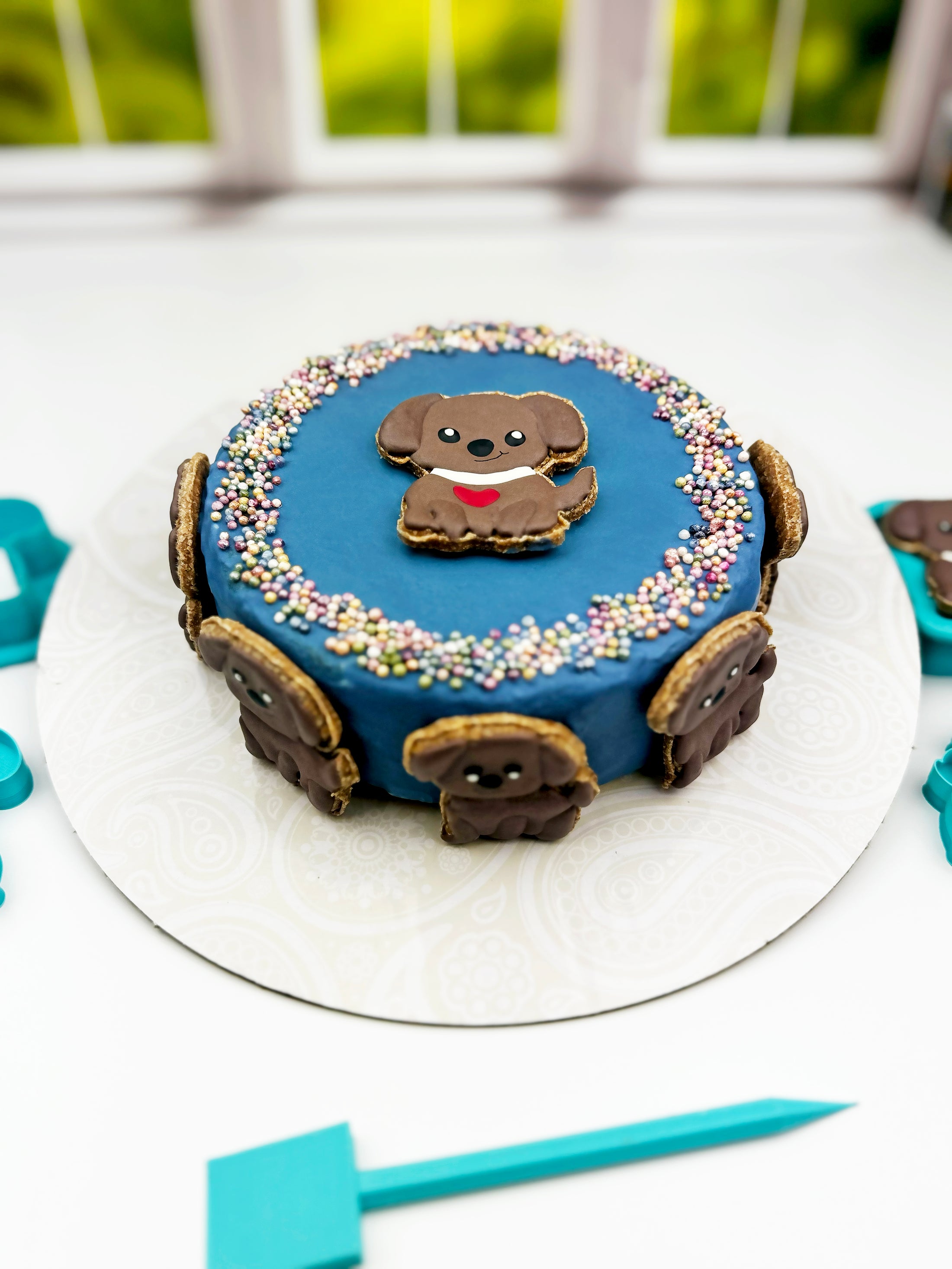 Dog Cake | Dog Shaped Treat (for cake sides and/or on top)
