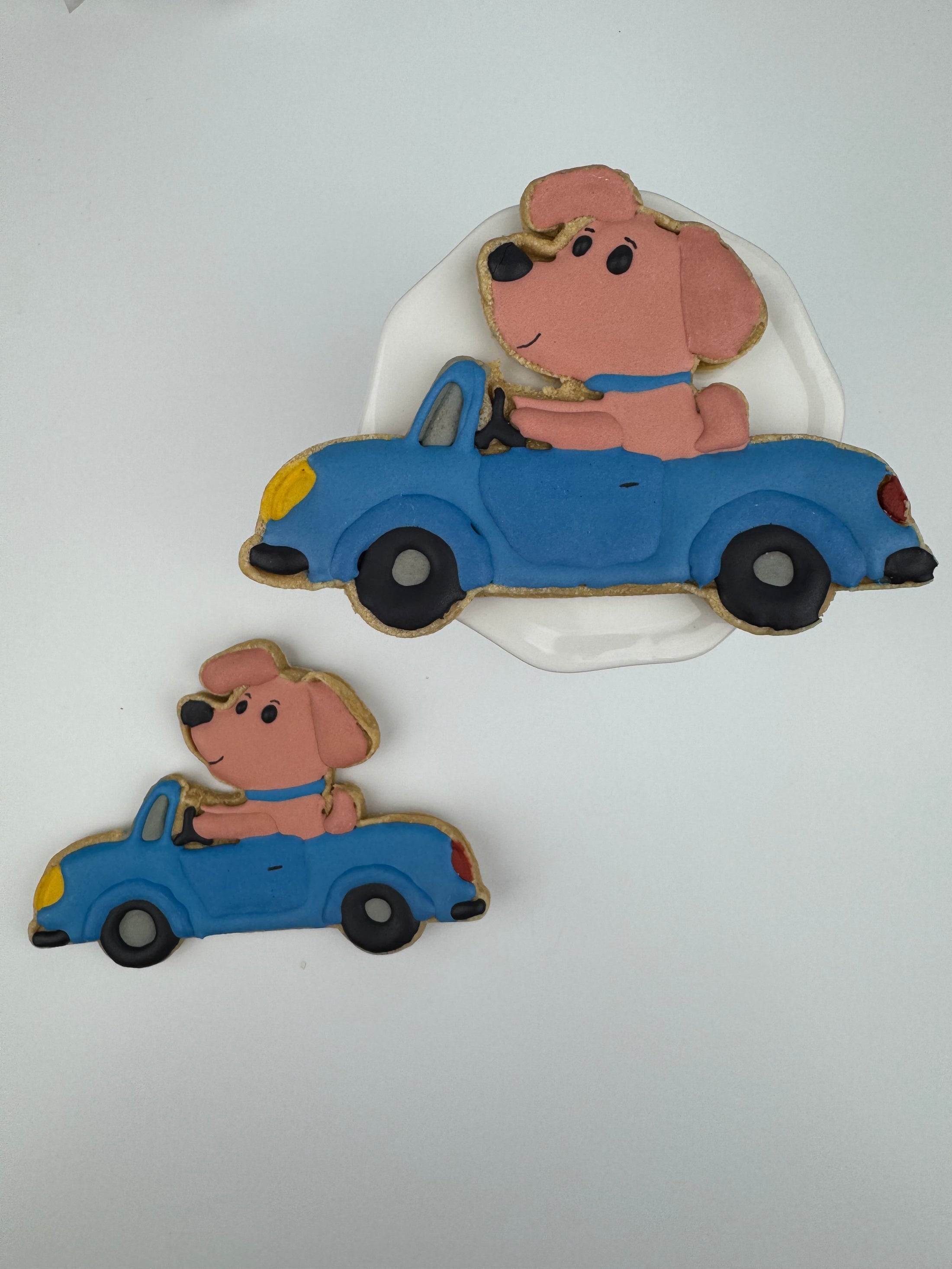Dog Driving Car - 2 treats
