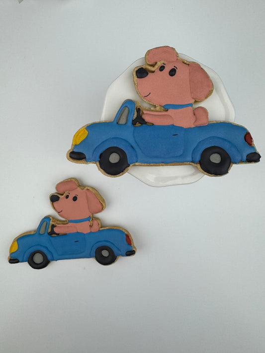 Dog Driving Car - 2 treats