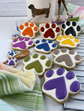 Load image into Gallery viewer, dog treat paw prints
