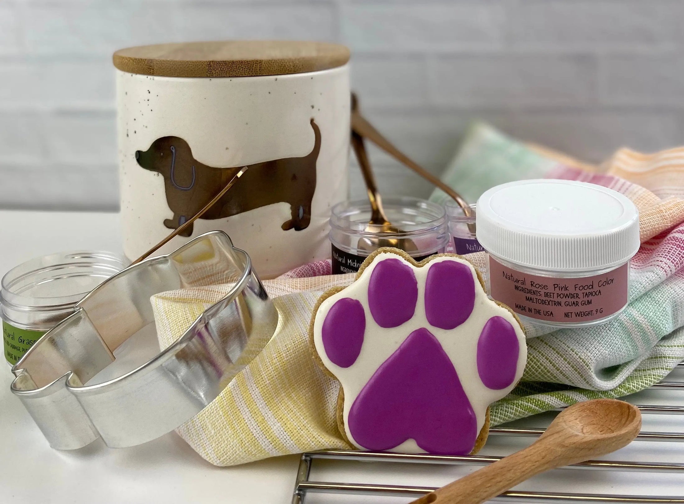 Pink Paw Dog Treat