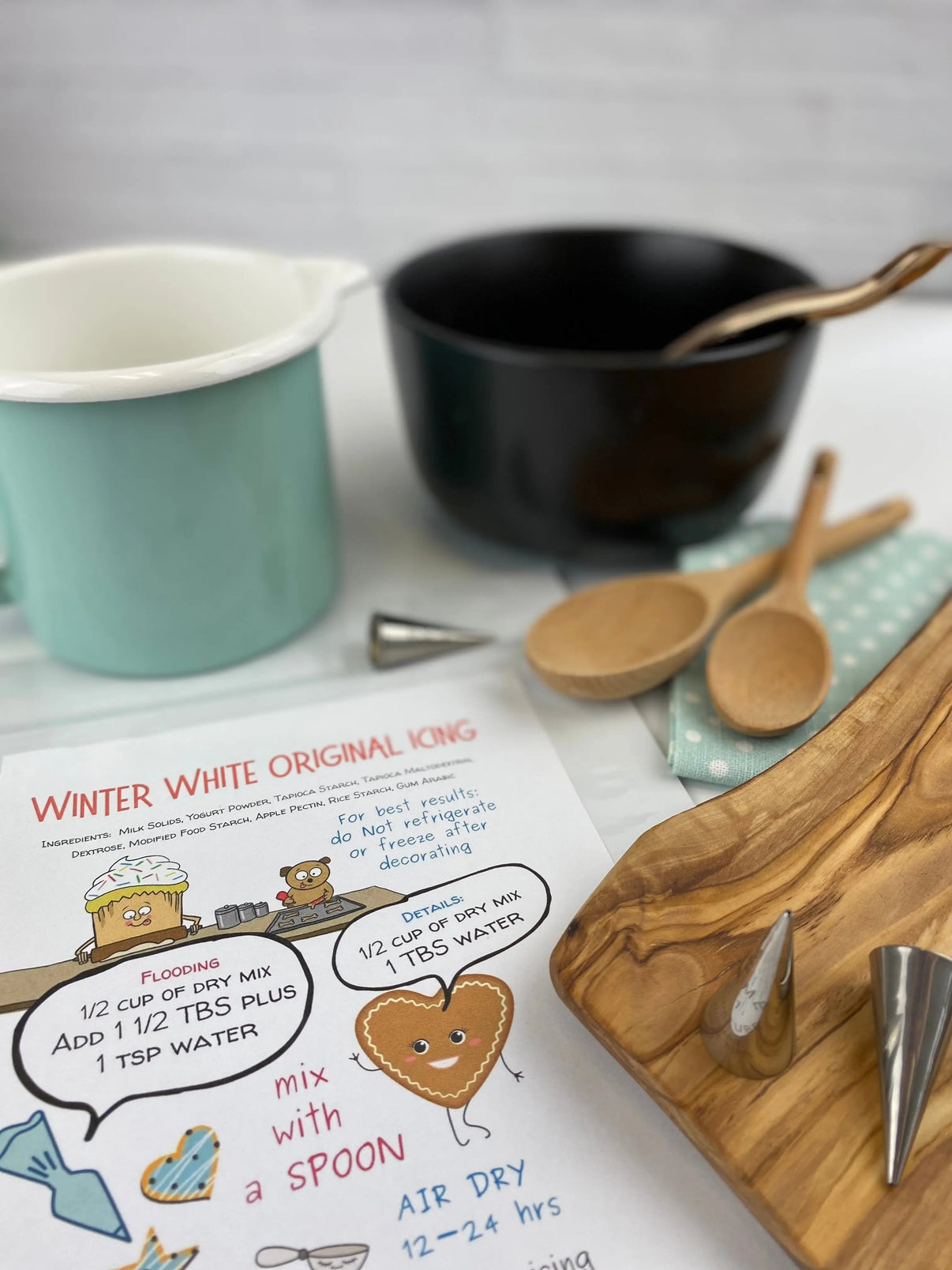 Original Dog Treat Icing Dries Hard without Refrigeration Pastries