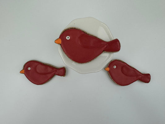Red & Blue Birds- 6 treats
