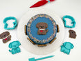 Load image into Gallery viewer, Dog with Heart Collar Treat Cutter (for the top of cakes)
